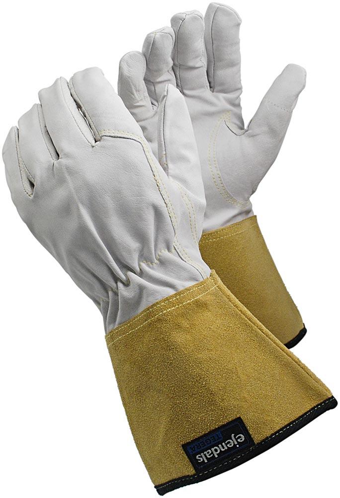 Schweißer-Handschuhe Tegera 126A, Cat.III, Farbe natur/gelb, Gr. 10