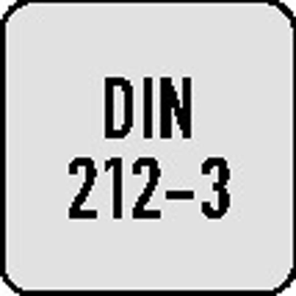 NC-Maschinenreibahle DIN 212-3 H7 Form B Nenn-Ø 5 mm HSS-Co