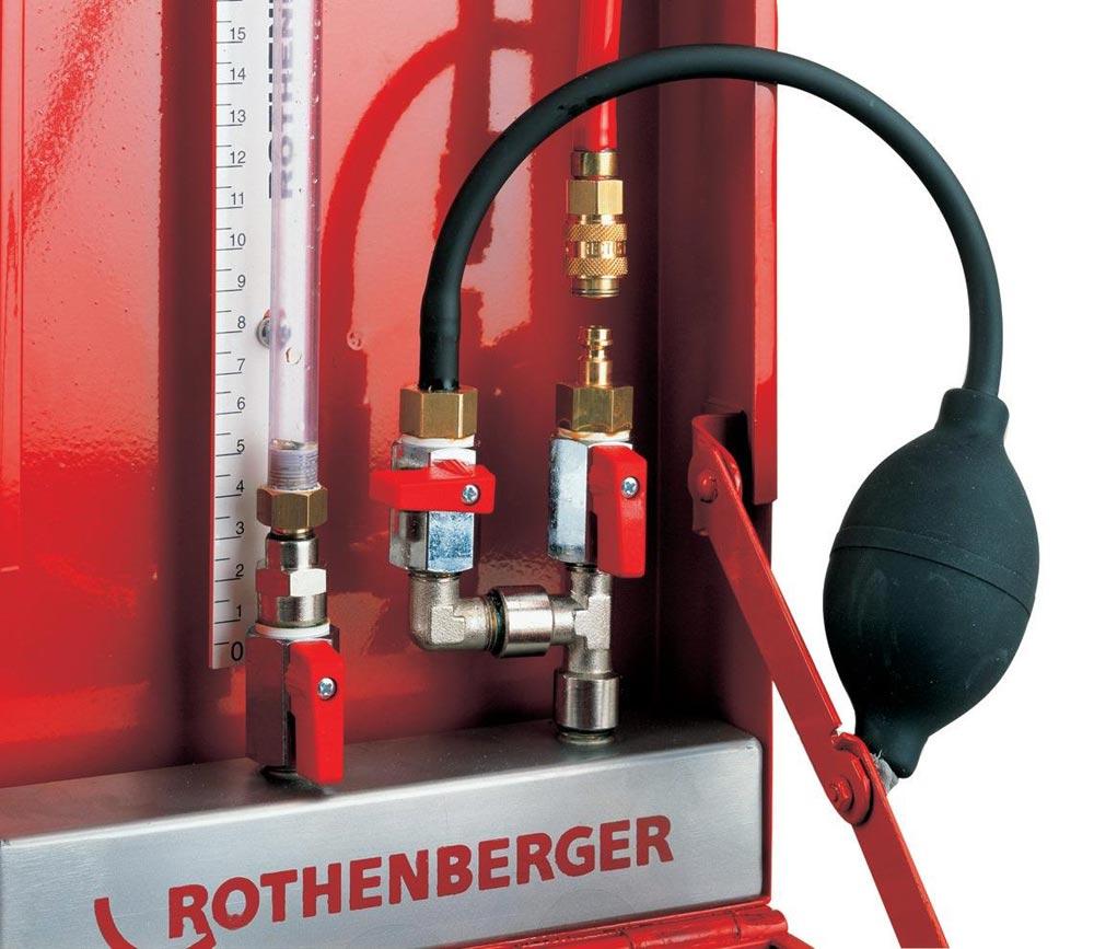 Gas-/Wasserleitungsprüfgerät ROTEST GW 150/4 Arbeitsbereich 18 - 42 mm