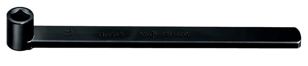 Vierkantsteckschlüssel DIN 248 Größe 10 mm Länge 195 mm