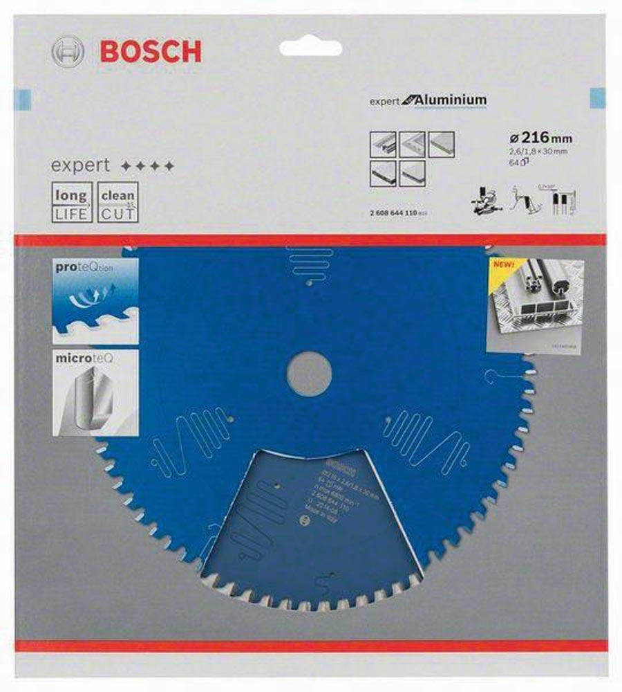 Kreissägeblatt Außen-Ø 216 mm Zähnezahl 64 HLTCG Schnittbreite 2,6 mm