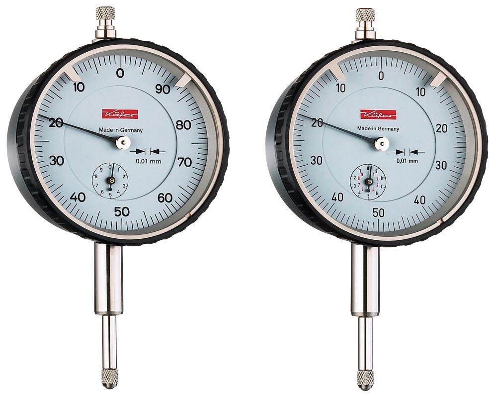 Messuhr M2T B 10 mm Ablesung 0,01 mm Ziffernblattbezifferung beids. 0-50-0 Messuhr M2T B 10 mm Ablesung 0,01 mm Ziffernblattbezifferung beids. 0-50-0