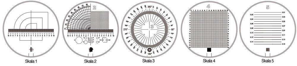Messskala Tech-Line Skala-Ø 25/2,5 mm Duo-Skala 1 - Standard