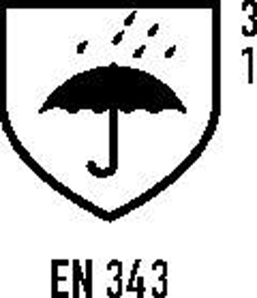 PU Regenschutz-Jacke Größe XL schwarz