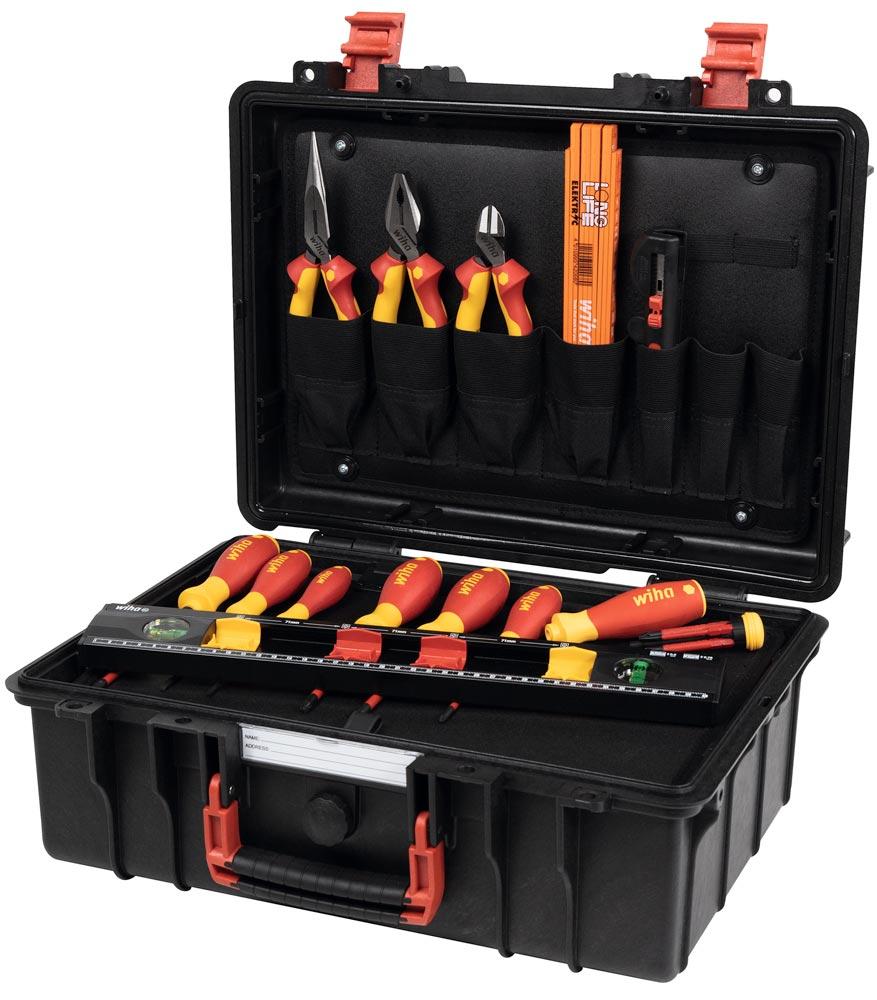Werkzeugsortiment Basic Set L electric 45530 17-teilig im Schutzkoffer