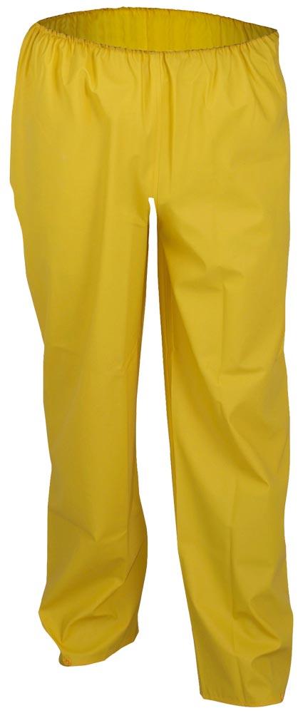 Regenschutzhose PU Stretch Größe M gelb
