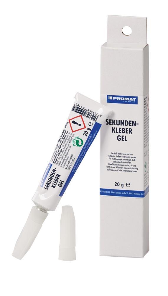 Sekundenklebergel Universal 20 g farblos Tube