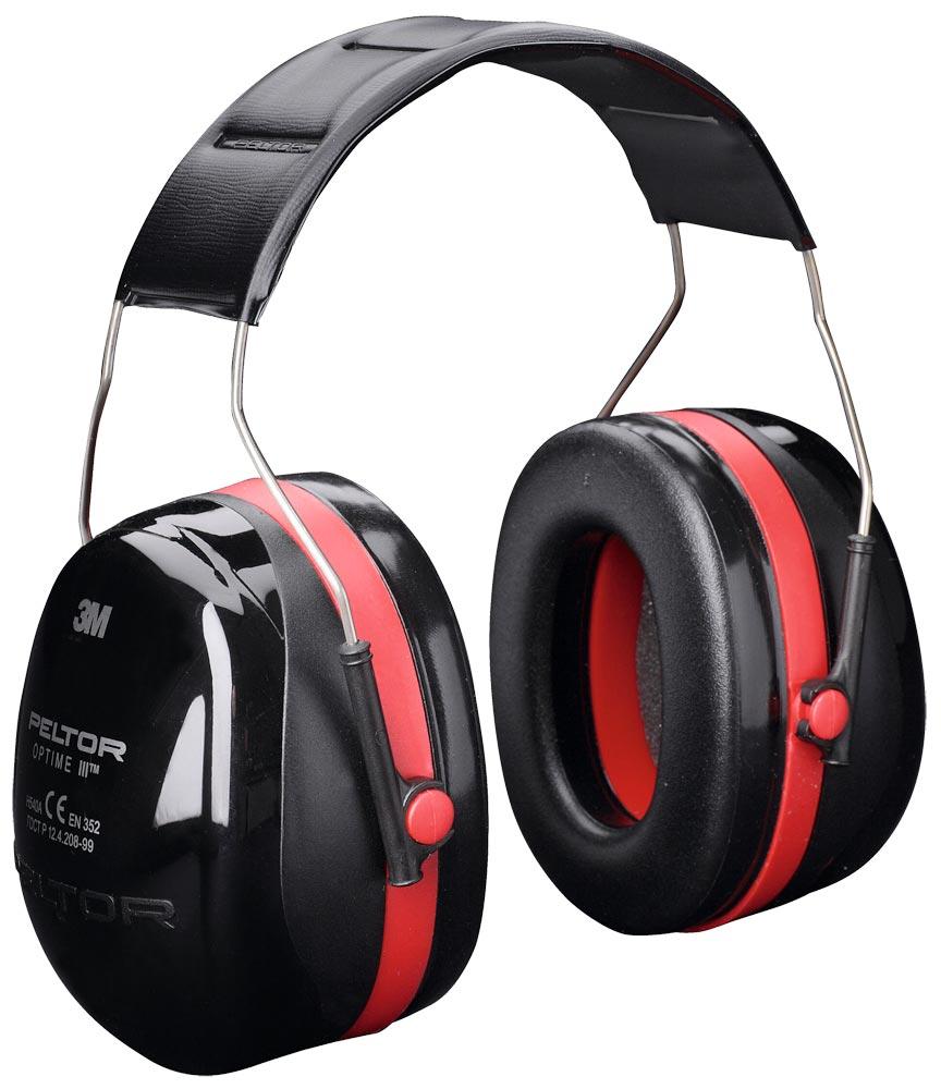 Gehörschutz OPTIME III EN 352-1-3 SNR 35 dB gepolsterter Kopfbügel doppelschalige Kapseln