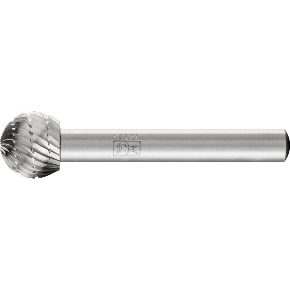 Frässtift KUD Ø 12 mm Kopflänge 10 mm Schaft-Ø 6 mm HSS Verzahnung 3
