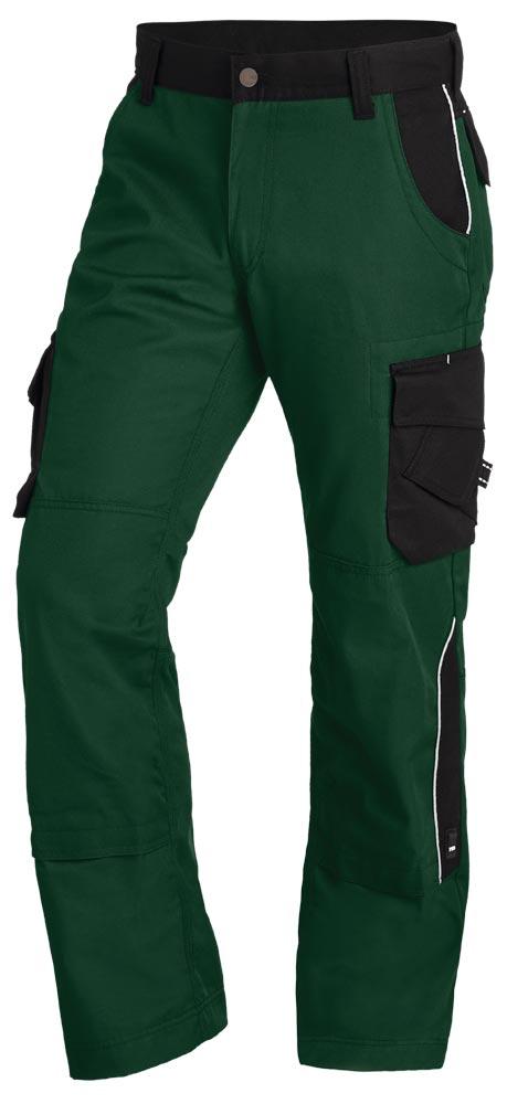 Arbeitshose Twill BRUNO, grün-schwarz Gr. 88 Arbeitshose Twill BRUNO, grün-schwarz Gr. 88