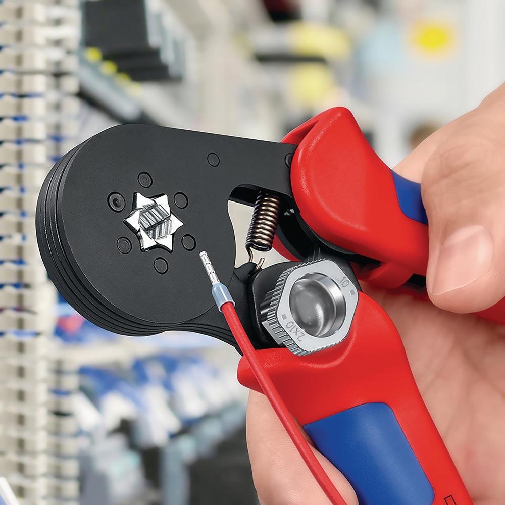 Aderendhülsenzange Gesamtlänge 180 mm 0,08 - 16 (AWG 28 - 6) mm brüniert Mehrkomponenten-Hüllen