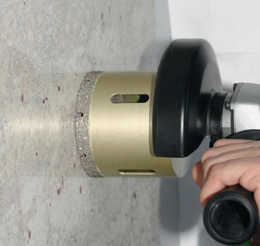 Diamantbohrkrone Ø 50 mm Länge 70 mm geeignet für Fliesen / Granit / Marmor M14