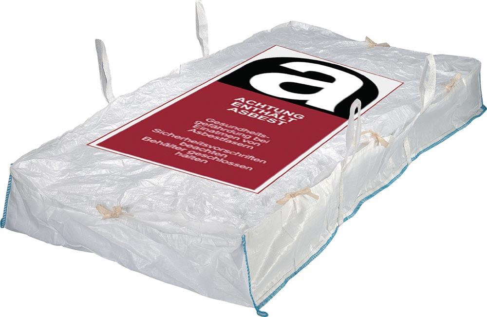 Plattensack Platten-Bag Tragfähigkeit 1500 kg Asbest Material Polypropylen 90 g/m