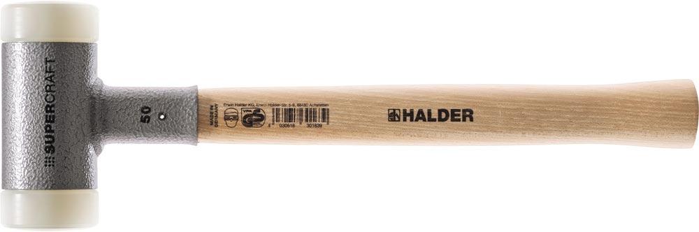 Schonhammer SUPERCRAFT Länge 300 mm Kopf-Ø 20 mm Hickory rückschlagfrei hart Nylon weiß Schonhammer SUPERCRAFT Länge 300 mm Kopf-Ø 20 mm Hickory rückschlagfrei hart Nylon weiß