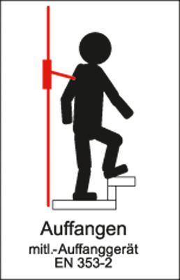 Auffanggurt MAS90 EN361 EN358 3-Punkt, 85mm Rückenteil für Kleidergröße 1 (48-56)