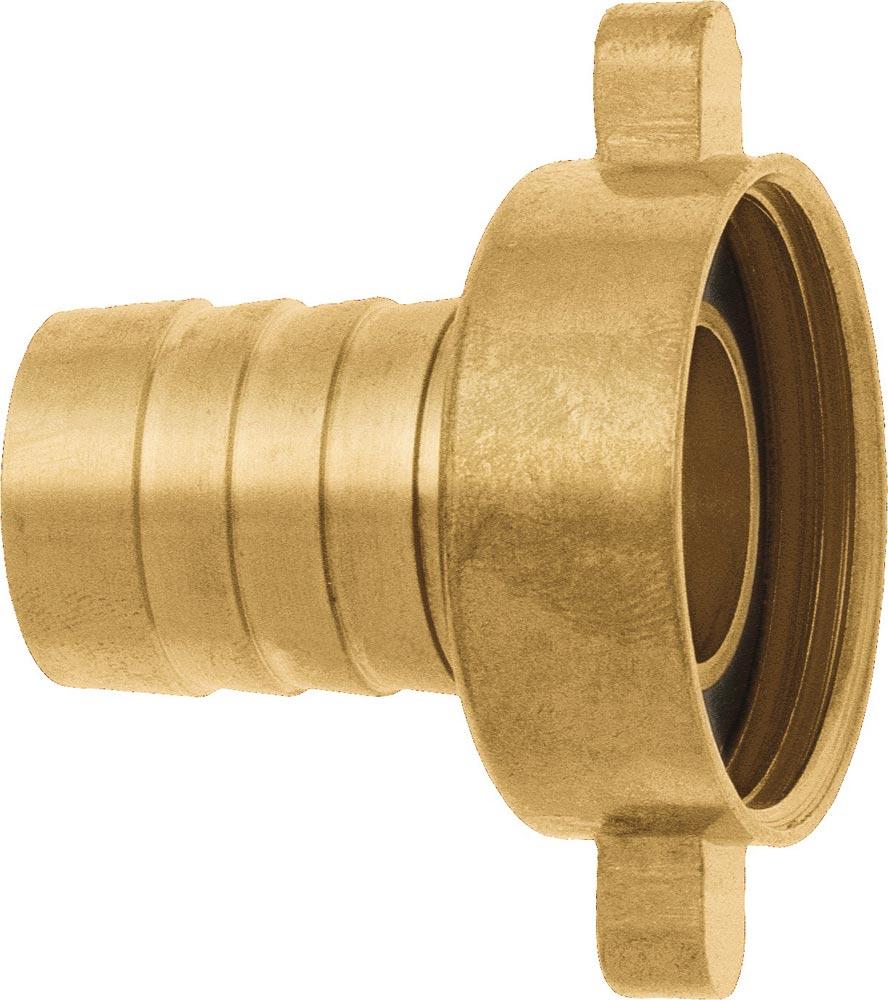 2/3-Schlauchverschraubung GEKA Messing Schlauchgröße 13 mm Innengewinde 3/4