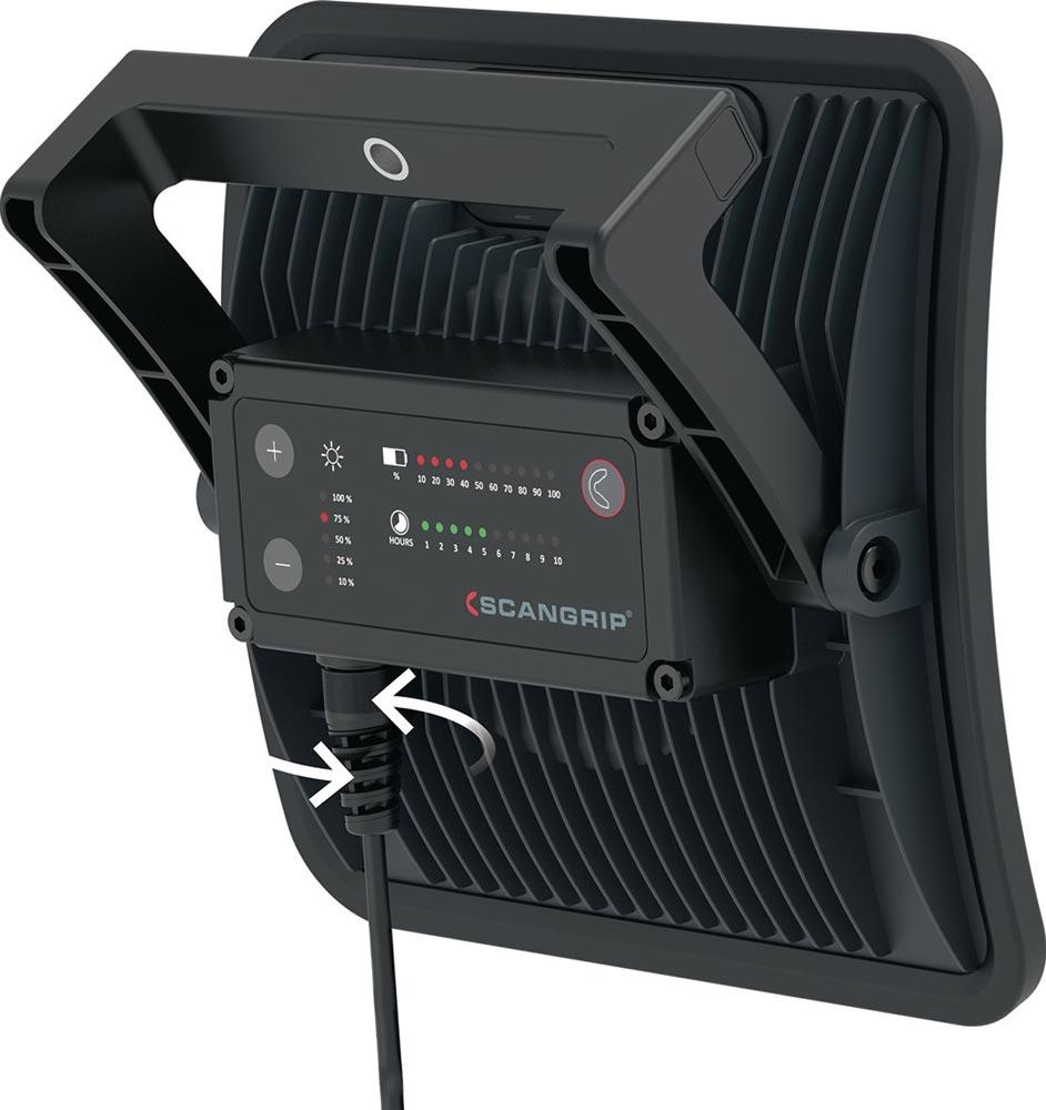 LED-Strahler NOVA 4K C+R 29 W 400 - 4000 lm 5 m H05RN-F 2x0,75 mm Li-Ion 4400 mAh 11,1 V IP67 LED-Strahler NOVA 4K C+R 29 W 400 - 4000 lm 5 m H05RN-F 2x0,75 mm Li-Ion 4400 mAh 11,1 V IP67