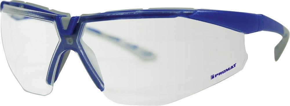 Schutzbrille Daylight Flex EN 166, EN 170 Bügel grau/dunkelblau, Scheibe klar Polycarbonat