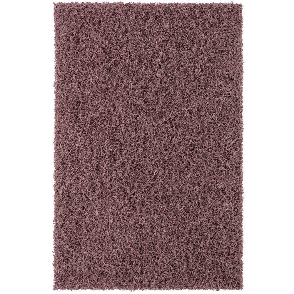 Handpad POLINOX L224xB154mm grob 100 rotbraun