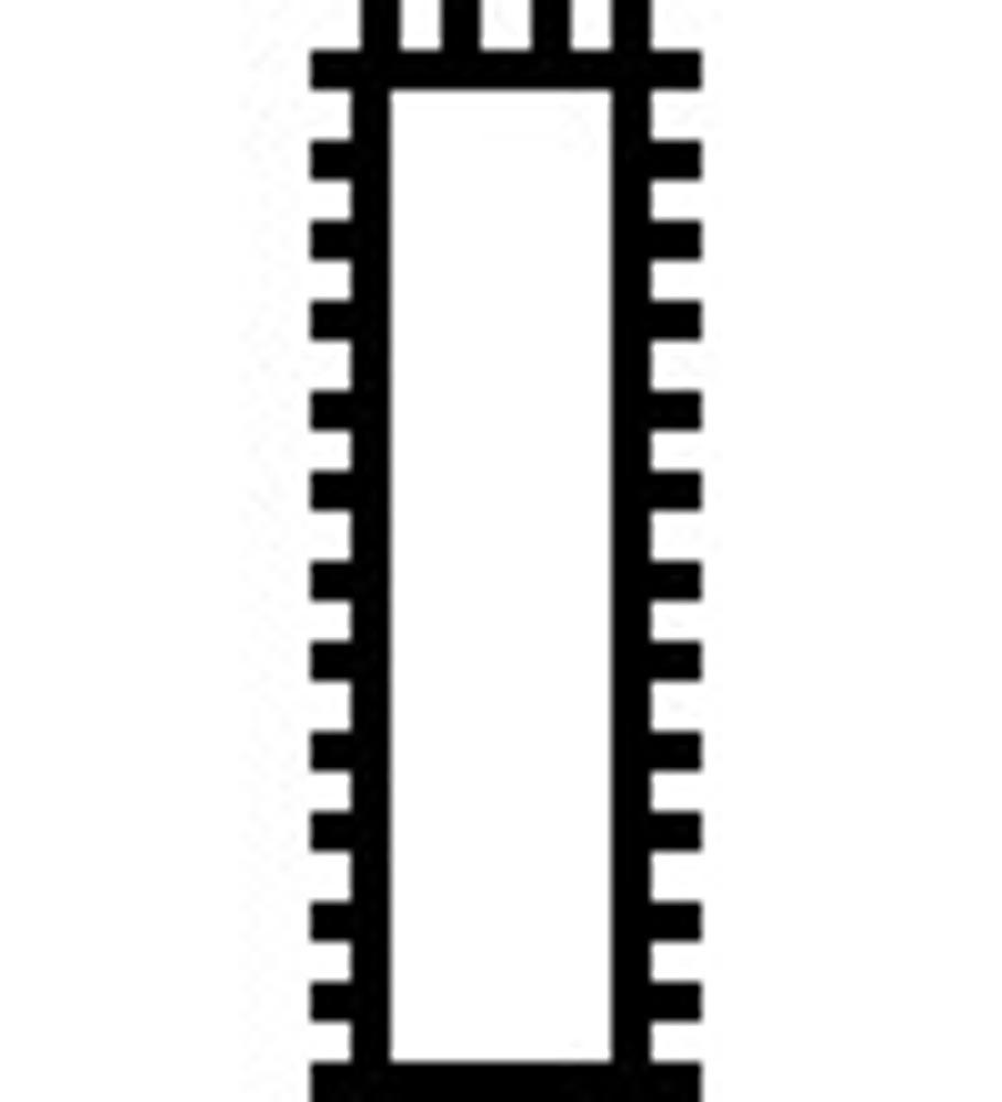 Präzisionsfeile CORINOX 150 mm 18 x 4 mm flachstumpf SH0