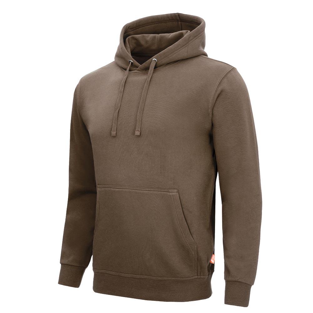 Kapuzenpullover NITRAS MOTION TEX LIGHT, braun, Gr. S