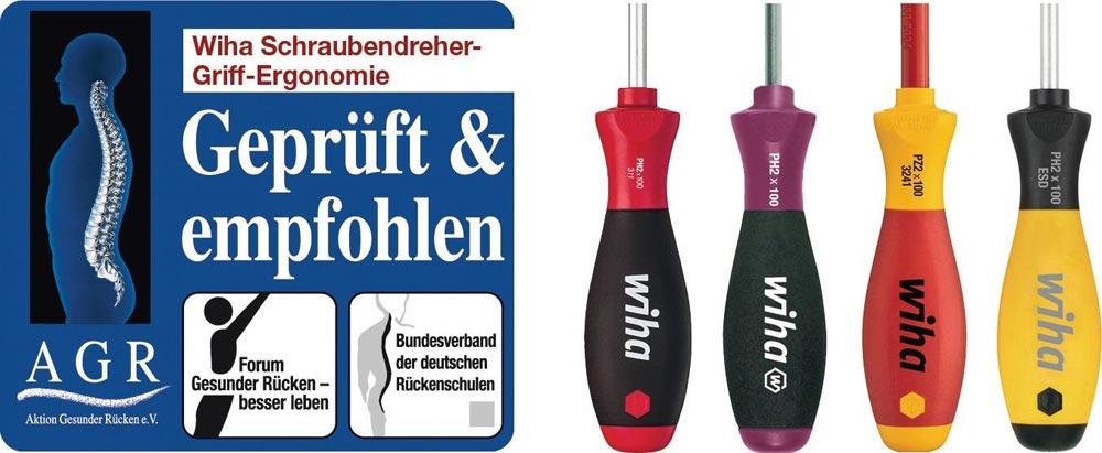 Schraubendreher 312 Größe PH 2 Klingenlänge 100 mm Mehrkomponentengriff 6-Kant Klinge / Ansatz