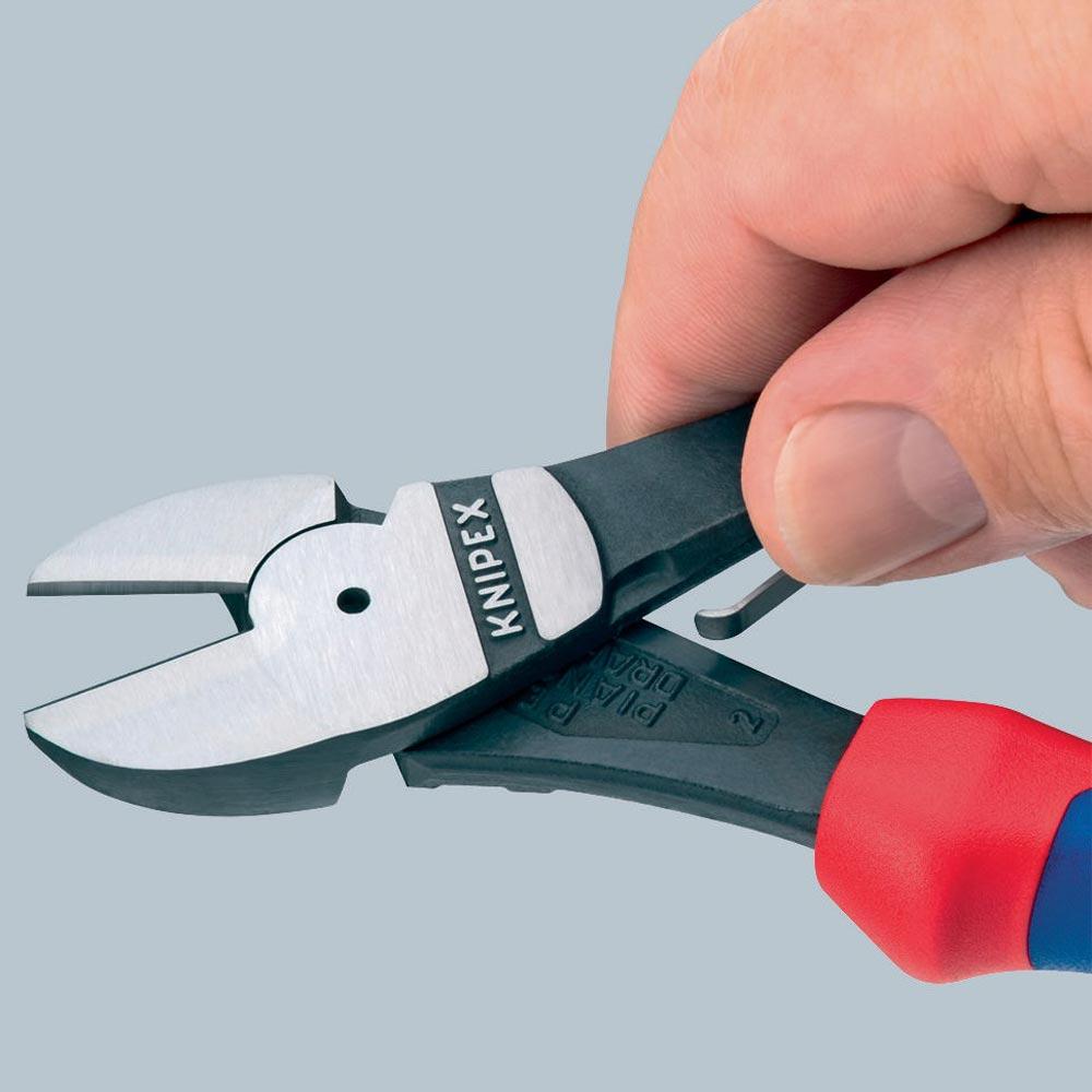 Kraftseitenschneider Länge 180 mm poliert Form 1 Mehrkomponenten-Hüllen