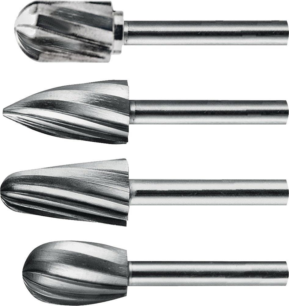 Frässtift O1625 Ø 16 mm Kopflänge 25 mm Schaft-Ø 6 mm HSS Verzahnung ALU