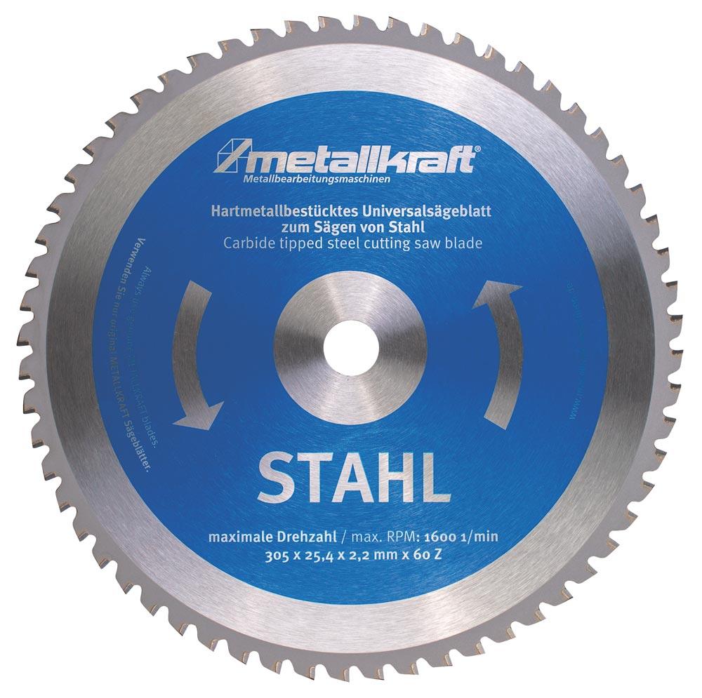 METALLKRAFT Sägeblatt für Stahl  305 x 2,4 x 25,4 mm