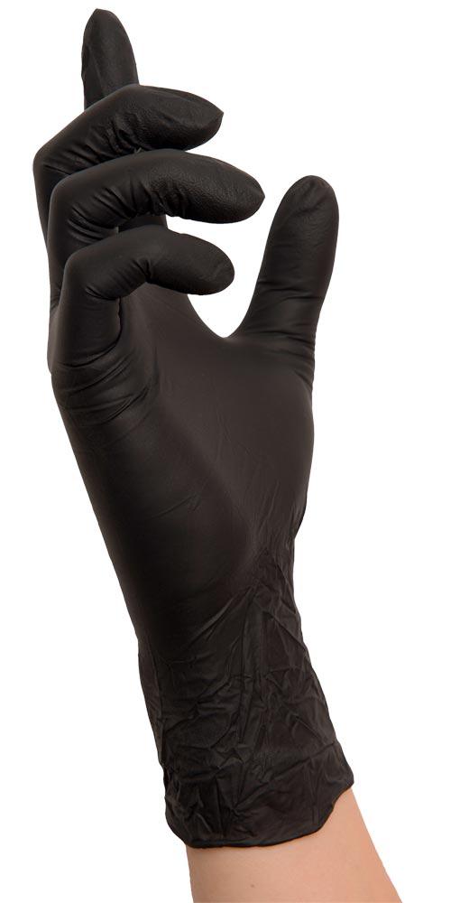Nitril-Einmalhandschuhe, schwarz, Gr.-XL, Box a 100 St.