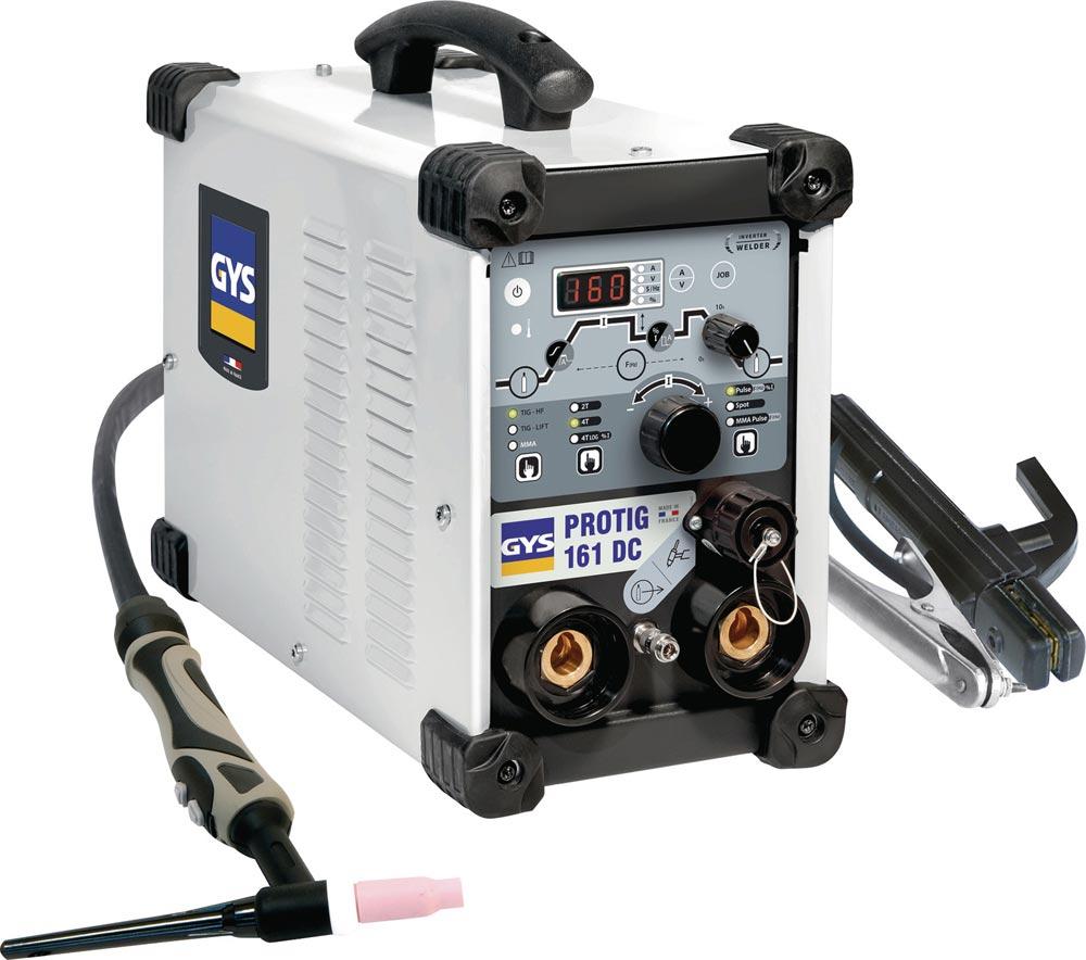 TIG-Schweißanlage PROTIG 161 DC mit Zubehör 10-160 A gasgekühlt TIG-Schweißanlage PROTIG 161 DC mit Zubehör 10-160 A gasgekühlt