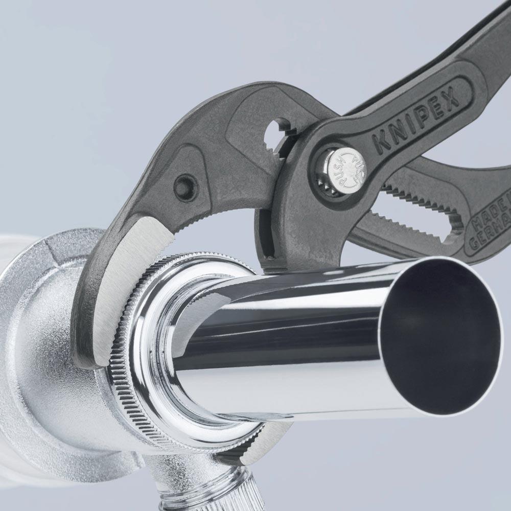 Syphon-/Connectorenzange Länge 250 mm Spannweite 25 - 80 mm schwarz atramentiert Syphon-/Connectorenzange Länge 250 mm Spannweite 25 - 80 mm schwarz atramentiert