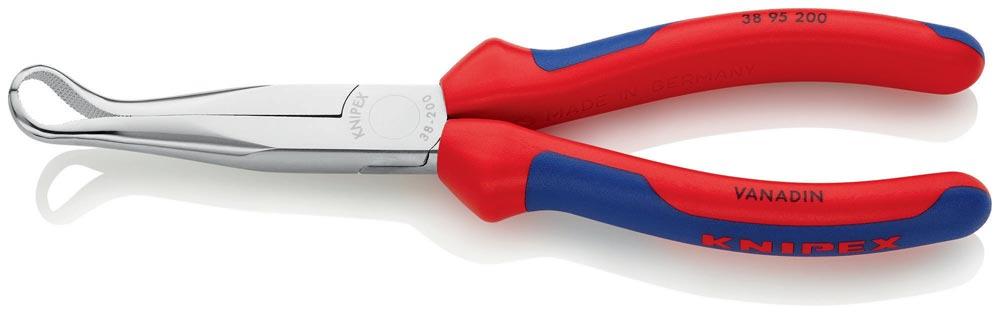 Mechanikerzange Länge 200 mm Form 9 45 gewinkelt Mehrkomponenten-Hüllen verchromt Mechanikerzange Länge 200 mm Form 9 45 gewinkelt Mehrkomponenten-Hüllen verchromt