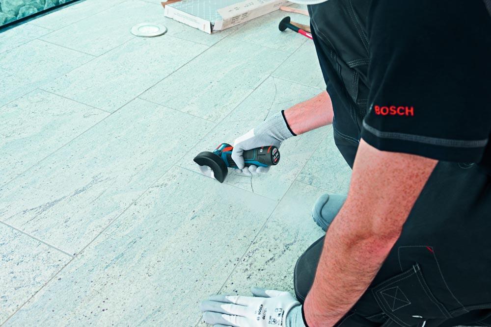 BOSCH Akku-Winkelschleifer GWS 12V-76  (2x 3,0 Ah)
