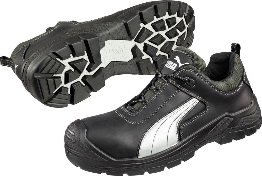 Sicherheitsschuh Cascades Low Größe 42 schwarz/weiß S3 CI HI HRO SRC EN ISO 20345 gefettetes Vollrindleder