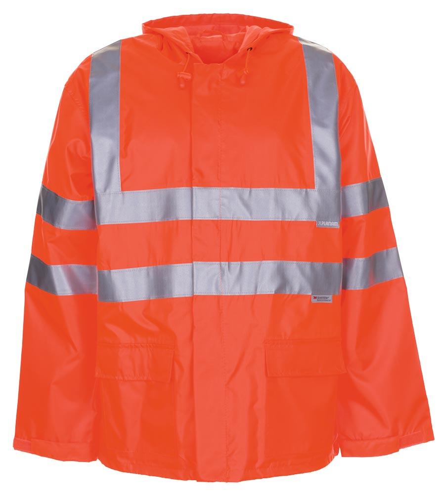 Warnschutz-Regenjacke orange Gr. M