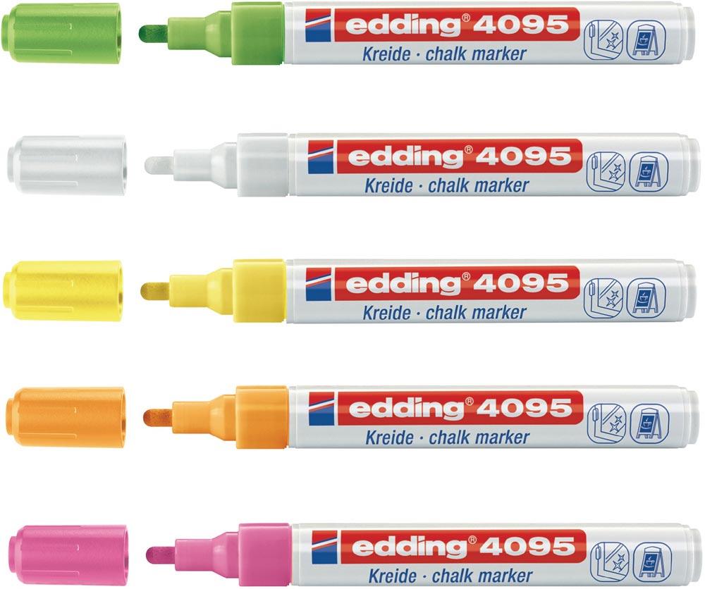 Kreidemarker 4095 neonorange Strichbreite 2-3 mm Rundspitze