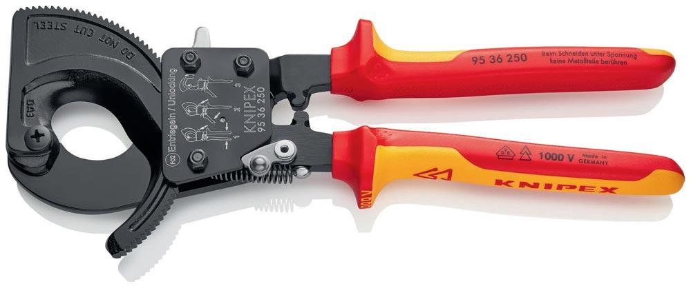 Kabelschneider Gesamtlänge 250 mm max. 32 (240 mm) mm Mehrkomponenten-Hüllen VDE