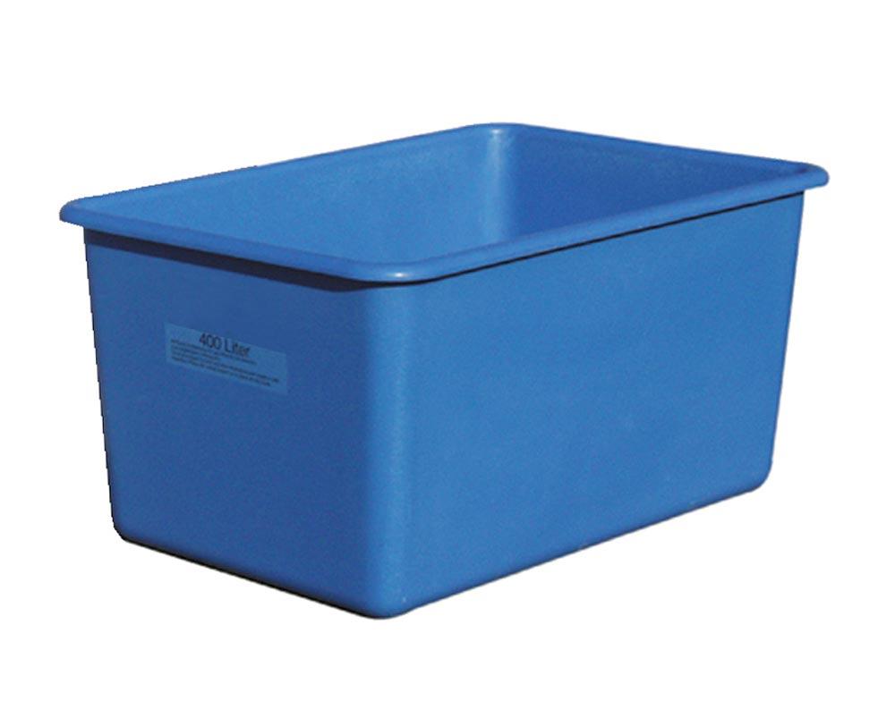 GFK-Rechteckbehälter, mit Staplertaschen, Volumen 2200 l, LxBxH oben auß/inn 2110/1970x1480/1340x930/920 mm, Farbe grün GFK-Rechteckbehälter, mit Staplertaschen, Volumen 2200 l, LxBxH oben auß/inn 2110/1970x1480/1340x930/920 mm, Farbe grün