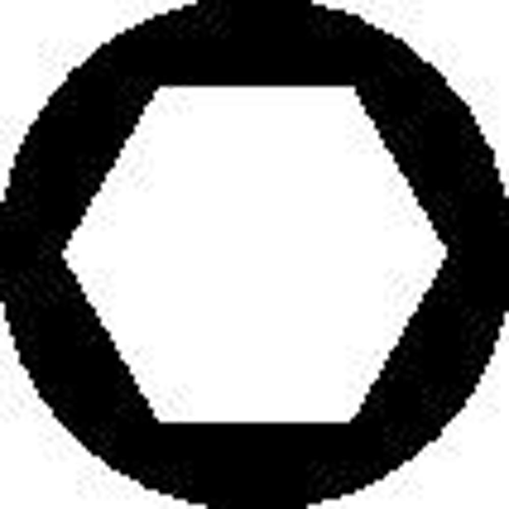 Steckschlüsseleinsatz 30 3/8  6-kant Schlüsselweite 20 mm Länge 31 mm