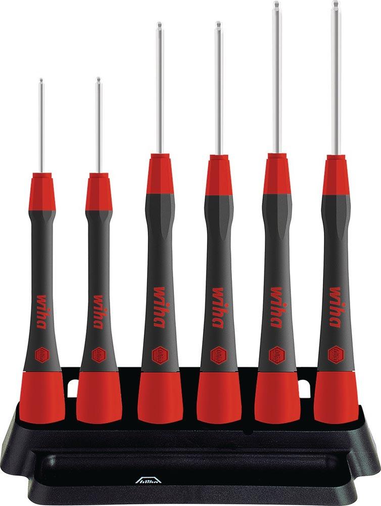 Feinmechanikerschraubendrehersatz 264 PK 601 6-teilig 6-kant mit Kugelkopf Feinmechanikerschraubendrehersatz 264 PK 601 6-teilig 6-kant mit Kugelkopf