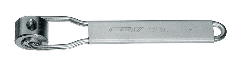 Stockschraubenschlüssel 3171 passend für M6 / M8 / M10 / M12 mit drehbarem Gewindeeinsatz