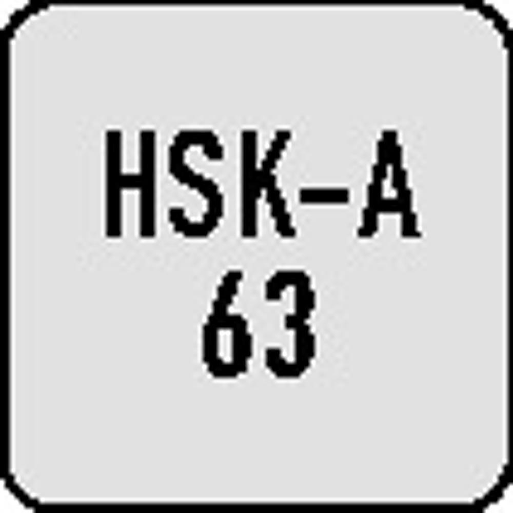 Gewindeschneidfutter Synchron DIN 69893 A M3-M12 HSK-A63 Auskraglänge 93 mm