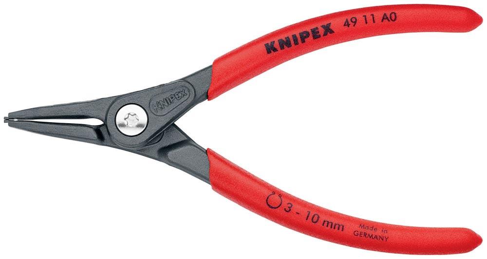 Präzisionssicherungsringzange A 0 für Wellen Ø 3 - 10 mm Länge 140 mm