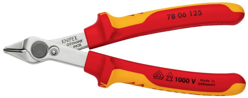 Elektronik-Seitenschneider Electronic Super-Knips® Länge 125 mm Form 0 Facette nein VDE poliert Elektronik-Seitenschneider Electronic Super-Knips® Länge 125 mm Form 0 Facette nein VDE poliert