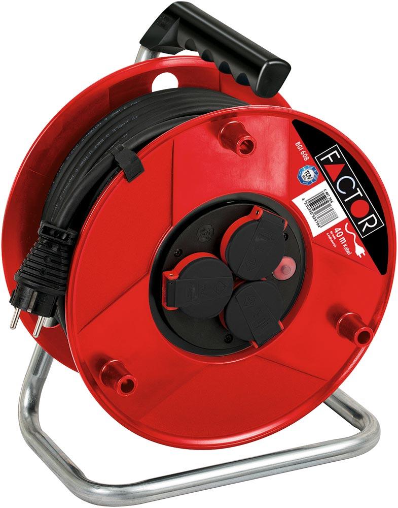 Kunststoff-Kabeltrommel 230 V Kabel H07 RN-F 3G1,5mm 40 m Kunststoff-Kabeltrommel 230 V Kabel H07 RN-F 3G1,5mm 40 m