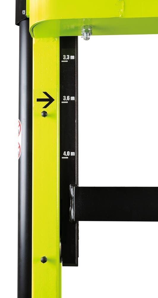Elektrohydraulischer Stapler, mit Fahrantrieb, Traglast 1200 kg, Hubhöhe 2500 mm, OHNE Batterien und Ladegerät
