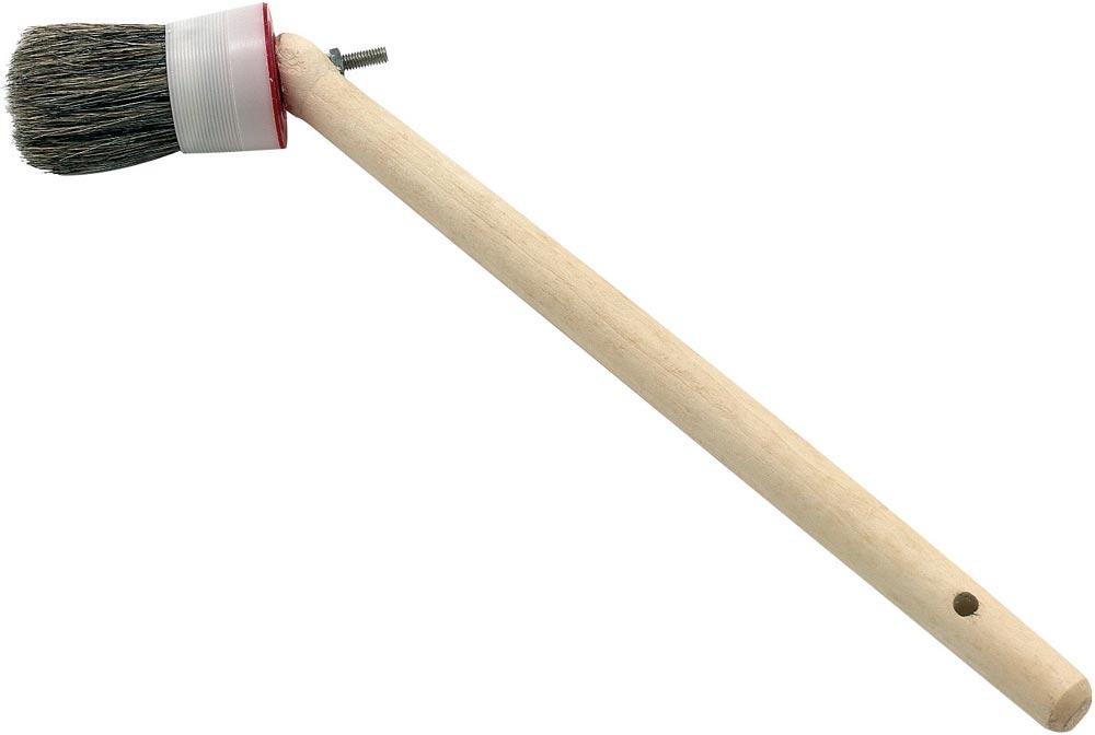 Winkelpinsel Größe 14 mm Ø 50 mm graue Mischborste Kunststofffassung