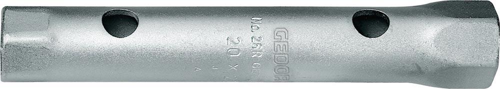 Rohrsteckschlüssel 26 R Schlüsselweite 22 x 24 mm Länge 180 mm Bohrungs-Ø 14,5 mm verchromt