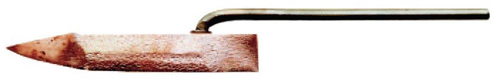 Kupferstück Hammerform, spitz 350 g